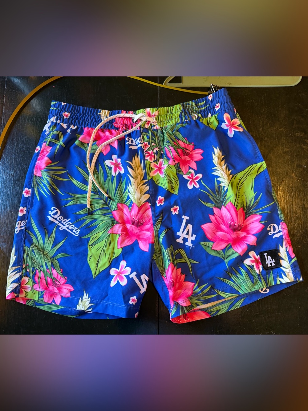 Hurley LA Dodgers Floral Shorts